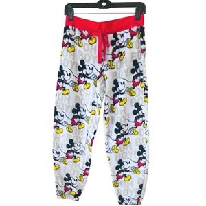 Disney Mickey Mouse Fleece Pajama Pants Oh Boy Print Lounge Sleepwear Sz Sm